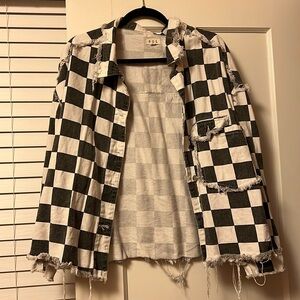 POL checkered jacket
